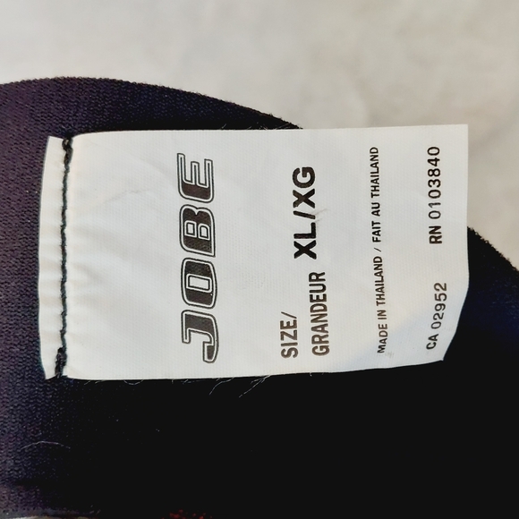 Jobe Gray and Red Kids Shorty Elastic Swim Nylon Wetsuit P776 - Picture 9 of 11